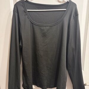 SHEIN Charcoal Long Sleeve Tee